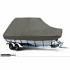 Eevelle Boat Cover BAY BOAT Rounded Bow, Outboard Fits 13ft 6in L up to 96in W Charcoal SBBCCTT1396B-CHG